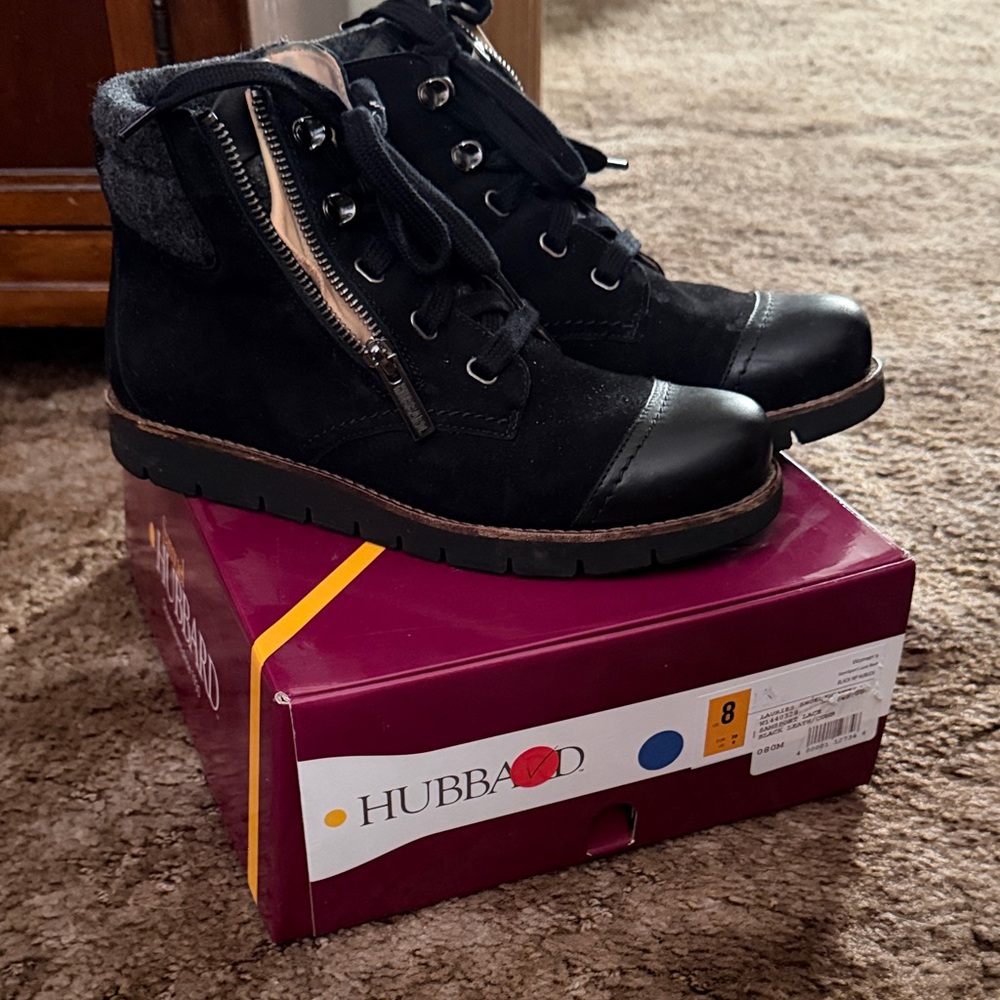 Hubbard Black Ankle Boots
